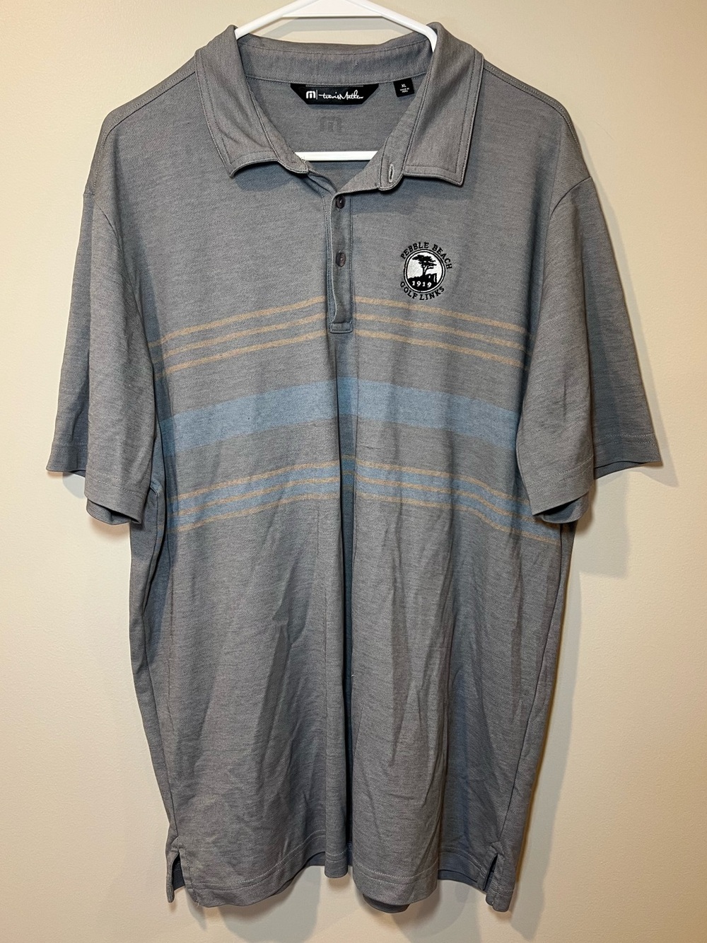 Travis Mathew Exclusive Pebble Beach Golf Links Polo Short Sleeve
